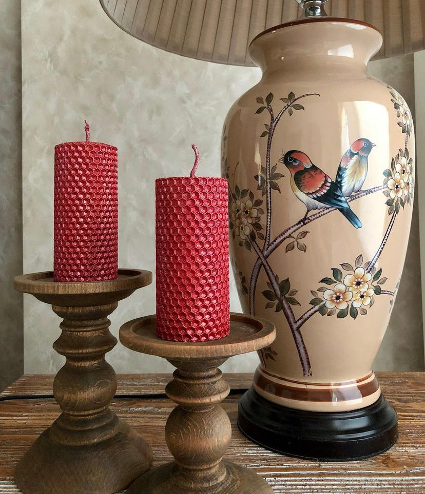 Red Coral Candles